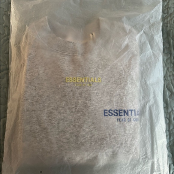 FEAR OF GOD FOG ESSENTIALS x TMC CRENSHAW CREWNECK SWEATSHIRT GREY BLUE NEW XXS - Picture 8 of 9